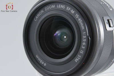 [Used] Canon EOS M10 EF-M 15-45 IS STM Lens Kit Black with Original Box