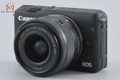 [Used] Canon EOS M10 EF-M 15-45 IS STM Lens Kit Black with Original Box