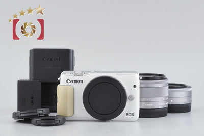 [Used] Canon EOS M10 Double Lens Kit White