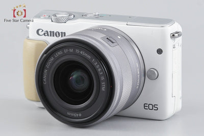 [Used] Canon EOS M10 Double Lens Kit White