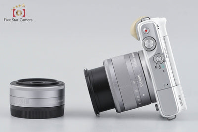 [Used] Canon EOS M10 Double Lens Kit White