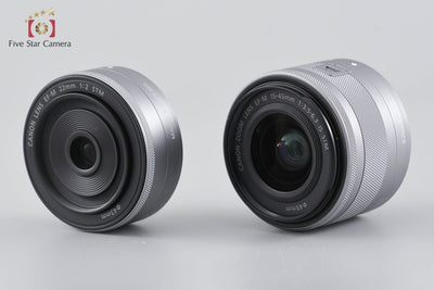 [Used] Canon EOS M10 Double Lens Kit White