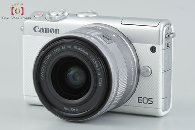 【Used】Canon EOS M100 Double Zoom Lens Kit White
