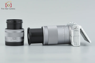 【Used】Canon EOS M100 Double Zoom Lens Kit White