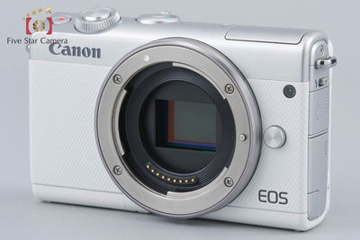 [Used] Canon EOS M100 White Mirrorless Interchangeable Lens Camera