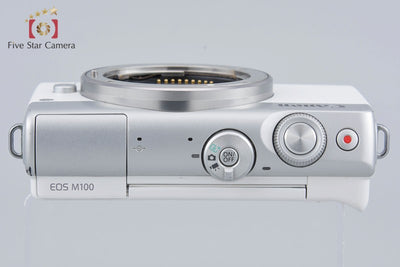 [Used] Canon EOS M100 White Mirrorless Interchangeable Lens Camera