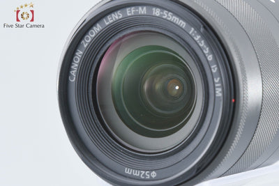 [Used] Canon EOS M3 Black EF-M 18-55mm f/3.5-5.6 IS STM Lens Kit