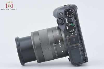 [Used] Canon EOS M3 Black EF-M 18-55mm f/3.5-5.6 IS STM Lens Kit