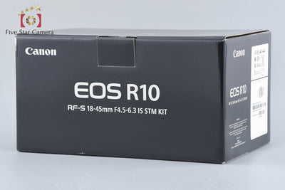 [Used] Canon EOS R10 RF-S 18-45 IS STM Lens Kit with Original Box