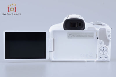 [Used] Canon EOS R50 Double Zoom Kit White, Low Shutter Count, With Original Box