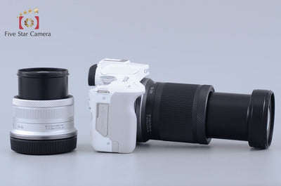 [Used] Canon EOS R50 Double Zoom Kit White, Low Shutter Count, With Original Box