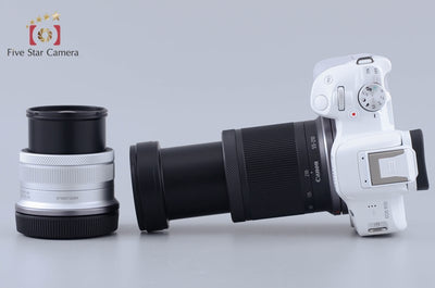 [Used] Canon EOS R50 Double Zoom Kit White, Low Shutter Count, With Original Box