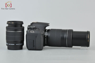 [Used] Canon EOS Rebel T5i Double Zoom Kit International Version