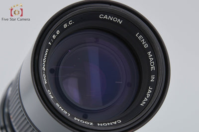 【中古】Canon キヤノン FD 100-200mm f/5.6 S.C.