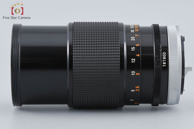 Used: Canon FD 135mm f/2.5 S.C.