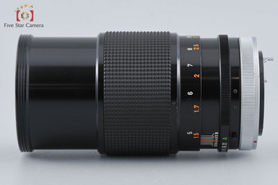 Used: Canon FD 135mm f/2.5 S.C.