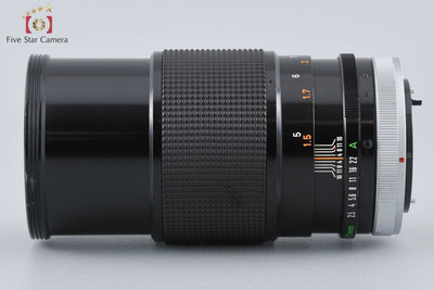Used: Canon FD 135mm f/2.5 S.C.