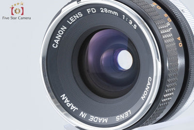 【Used】Canon FD 28mm f/3.5