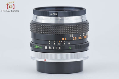 【Used】Canon FD 28mm f/3.5