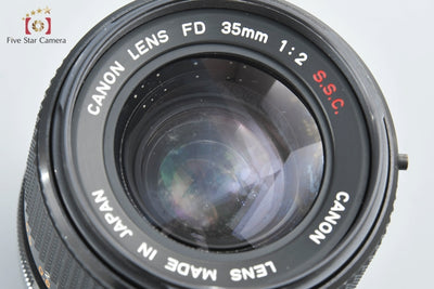 [Used] Canon FD 35mm f/2 S.S.C.