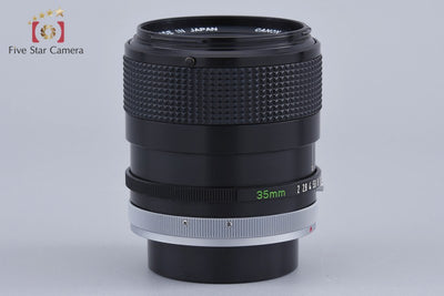[Used] Canon FD 35mm f/2 S.S.C.