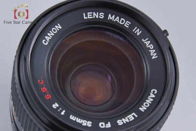 [Used] Canon FD 35mm f/2 S.S.C.