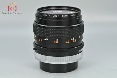 [Used] Canon FD 50mm f/1.4 S.S.C