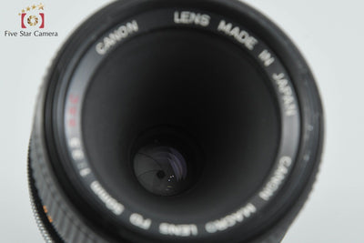 【中古】Canon キヤノン FD 50mm f/3.5 S.S.C. MACRO
