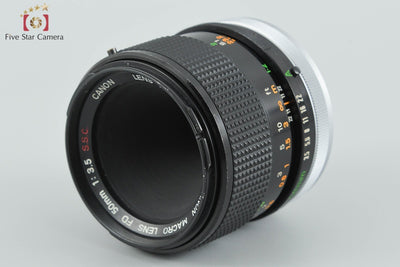 【中古】Canon キヤノン FD 50mm f/3.5 S.S.C. MACRO