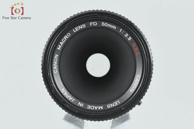 【中古】Canon キヤノン FD 50mm f/3.5 S.S.C. MACRO