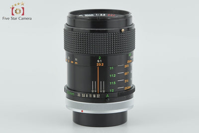 【中古】Canon キヤノン FD 50mm f/3.5 S.S.C. MACRO