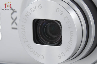 [Used] Canon IXY 100F Silver Compact Digital Camera with Original Box