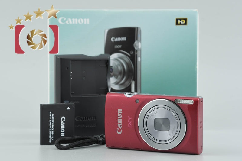 [Used] Canon IXY 120 Red Compact Digital Camera with Original Box