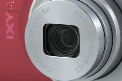 [Used] Canon IXY 120 Red Compact Digital Camera with Original Box