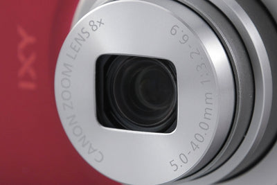 [Used] Canon IXY 180 Red Compact Digital Camera