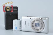 [Used] Canon IXY 180 Silver Compact Digital Camera