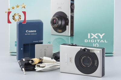 [Used] Canon IXY Digital 10 Black Compact Digital Camera with Original Box