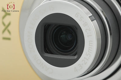 [Used] Canon IXY 10S Gold Compact Digital Camera