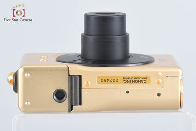 Used: Canon IXY Limited Version 60th Anniversary Model Gold Compact Film Camera with Original Box
