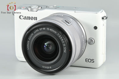 Canon EOS M10 EF-M15-45 IS STM Lens Kit White