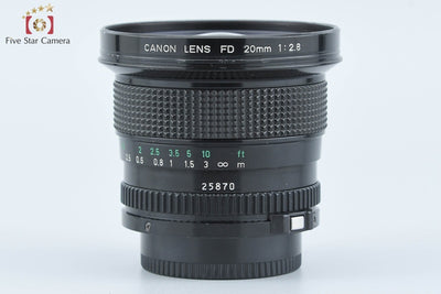 [Used] Canon New FD 20mm f/2.8