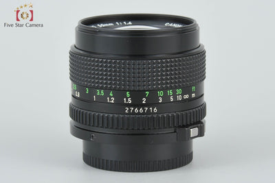 【中古】Canon キヤノン New FD 50mm f/1.4