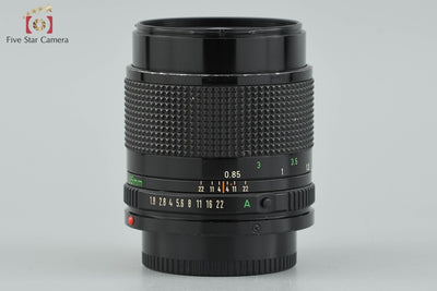 [Used] Canon New FD 85mm f/1.8 Overhauled in November 2025