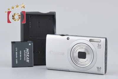 [Used] Canon PowerShot A2400 IS Silver Compact Digital Camera