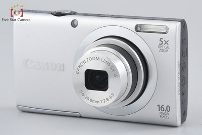 [Used] Canon PowerShot A2400 IS Silver Compact Digital Camera