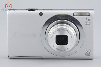 [Used] Canon PowerShot A2400 IS Silver Compact Digital Camera