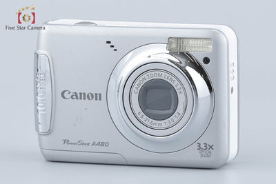 Used: Canon PowerShot A480 Silver Compact Digital Camera
