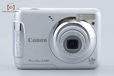 Used: Canon PowerShot A480 Silver Compact Digital Camera