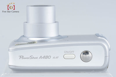 Used: Canon PowerShot A480 Silver Compact Digital Camera