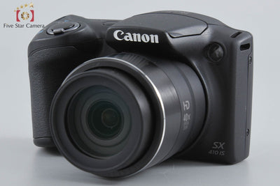 [Used] Canon PowerShot SX410 IS Black Compact Digital Camera